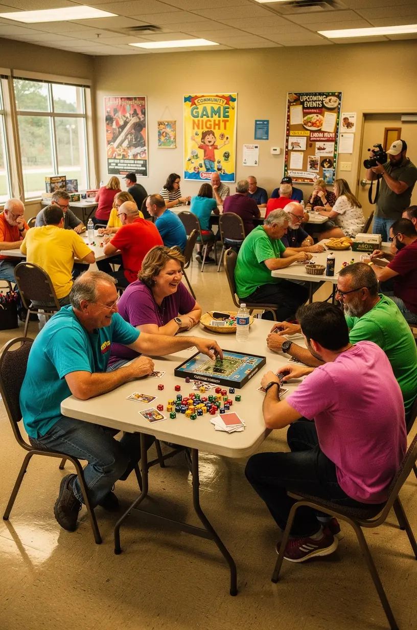 Midlife adults exploring recreational activities together.